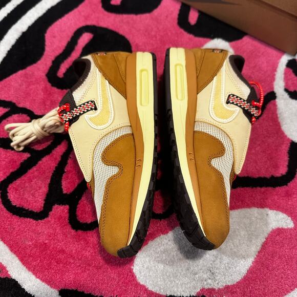 Nike Air Max 1 Travis Scott Cactus Jack Baroque Brown –Size 8 - Picture 3 of 9